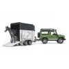 Bruder 2592 Jeep Landrover met Paardentrailer Sale