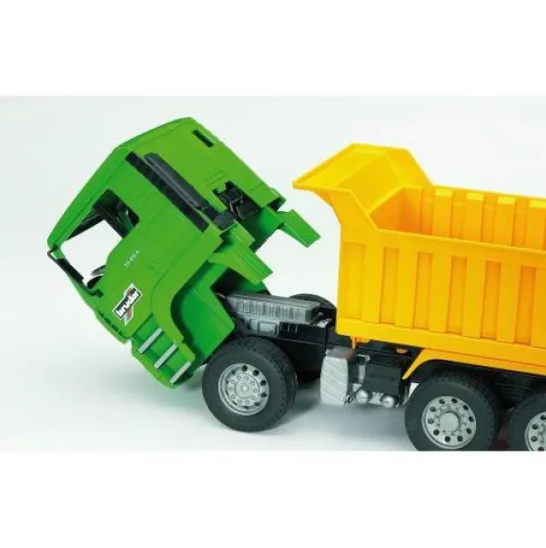 Bruder 2765 Vrachtwagen M.A.N. met kiepbak Hot