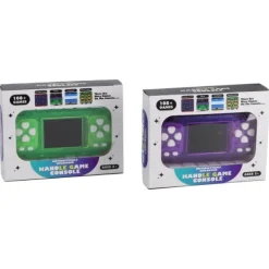 De Grote Speelgoedwinkel 108 Games In 1 Game Console Met Kleurenscherm Groen En Paars Outlet