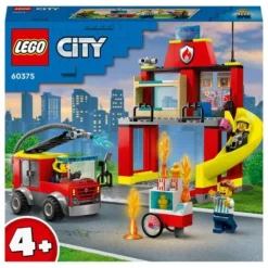 Lego 60375 City De Brandweerkazerne En De Brandweerwagen Fashion