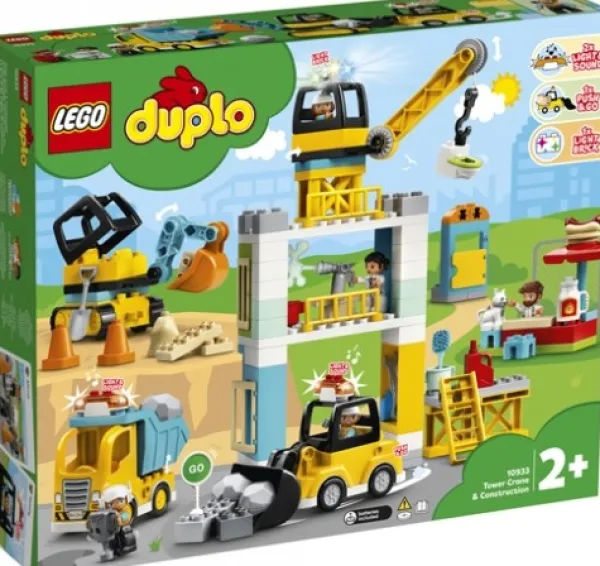 Lego 10933 Duplo Torenkraan met Bouwterrein New