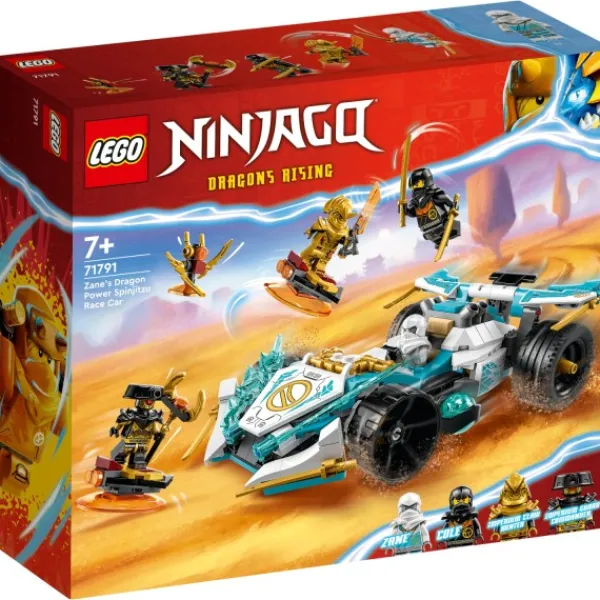 Lego 71791 Ninjago Zane's Drakenkracht Spinjitzu Racewagen New