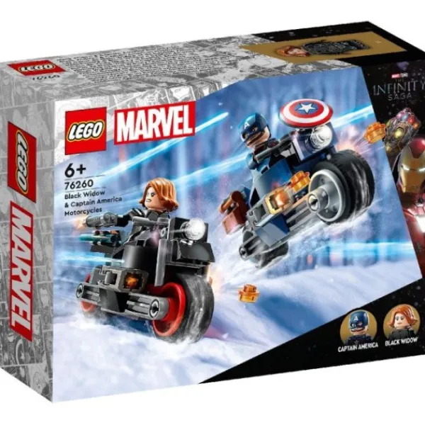 Lego 76260 Super Hero Captain America & Black Widow Motoren Best