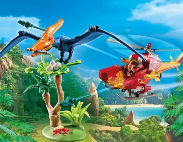 Playmobil 9430 Helikopter Met Pteranodon Clearance