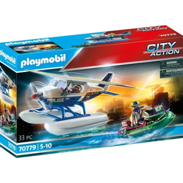 Playmobil 70779 politiewatervliegtuig: smokkelaar achtervolging Discount