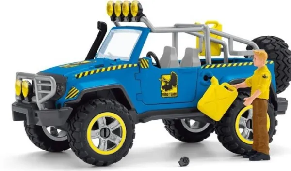 Schleich 41464 Terreinwagen Met Dino-Buitenpost Online