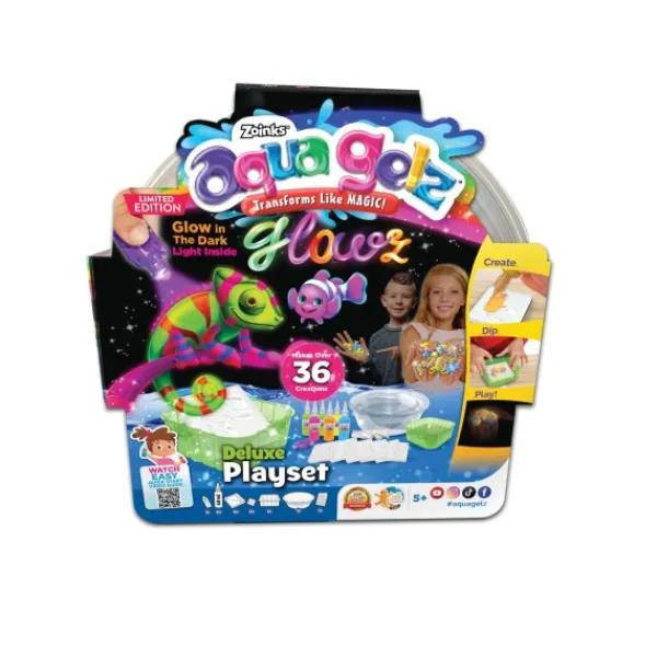 Zoinks Aqua Gelz Glow In The Dark Figuren Speelset Best