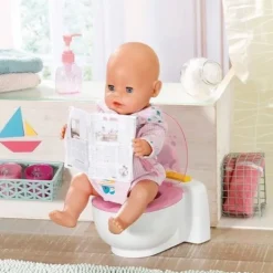 Baby Born Bath Poo-Poo Toilet New