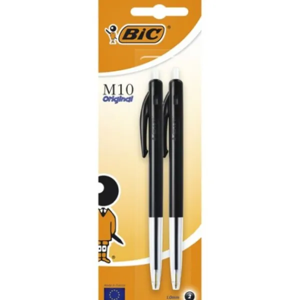 De Grote Speelgoedwinkel Balpen bic m10 zwart 2 stuks Best