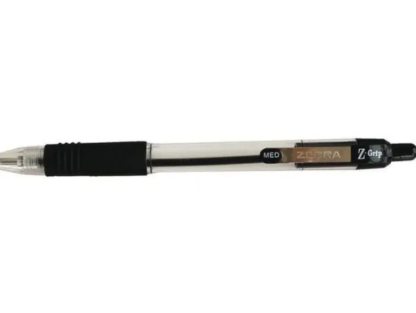 De Grote Speelgoedwinkel Balpen zebra z grip zwart medium Hot