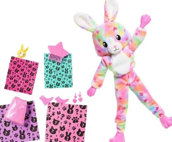 Barbie cutie reveal color dream wit/roze Discount