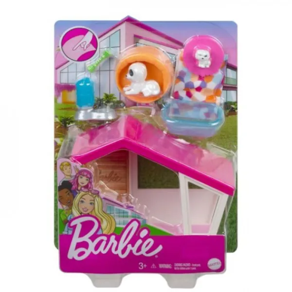 Mattel Barbie Mini Playset Met Huisdier Outlet