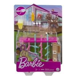 Mattel Barbie Mini Playset Voetbaltafel Met Hondje Outlet