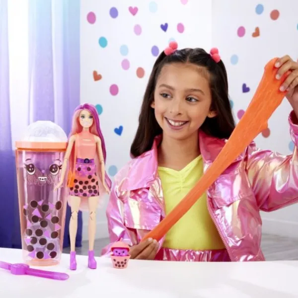 Barbie Pop Reveal Boba Serie Zacht Roze Fashion