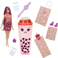 Barbie Pop Reveal Boba Serie Zacht Roze Fashion