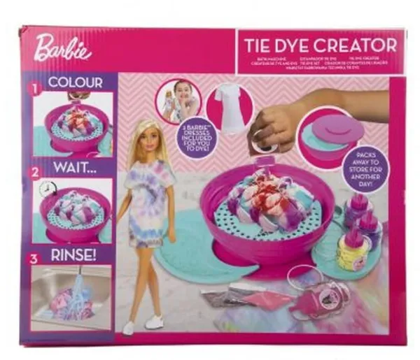 Mattel Barbie Tie Dye Machine Met Pop New
