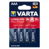 Varta Batterij AAA 4x Alkaline Max Power Online