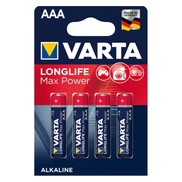 Varta Batterij AAA 4x Alkaline Max Power Online