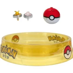 Pokémon Battle Spinner 2 Pack With Stadium Pikachu #1, Mew, Poke Bal Clearance