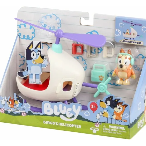 Bluey Helicopter Inclusief Bingo New