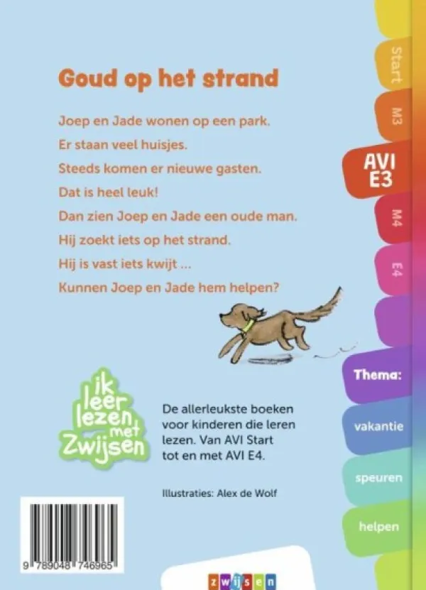 Zwijsen Boek AVI E3 Goud Op Het Strand Fashion