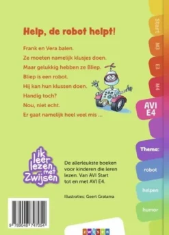 Zwijsen Boek AVI M4 Help De Robot Helpt! Sale