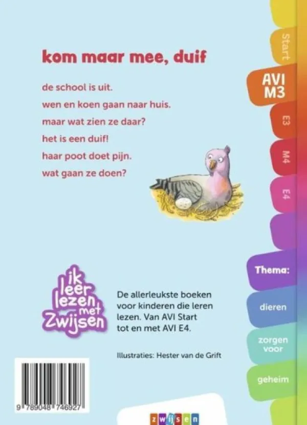 Zwijsen Boek AVI M3 Kom Maar Mee Duif Sale