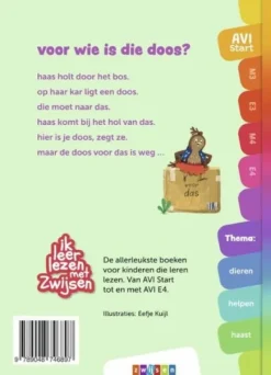 Zwijsen Boek AVI Start Voor Wie Is Die Doos? Outlet