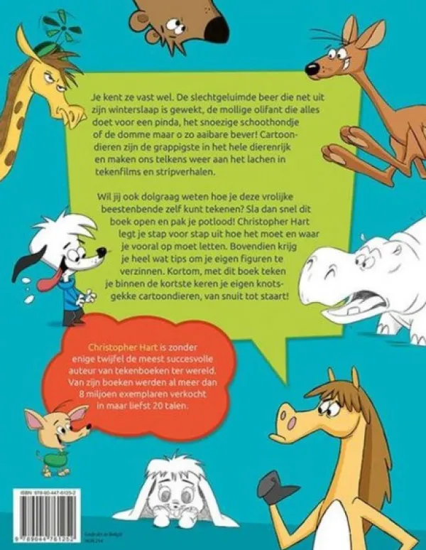 Deltas Boek Dieren Tekenen In Cartoonstijl Discount