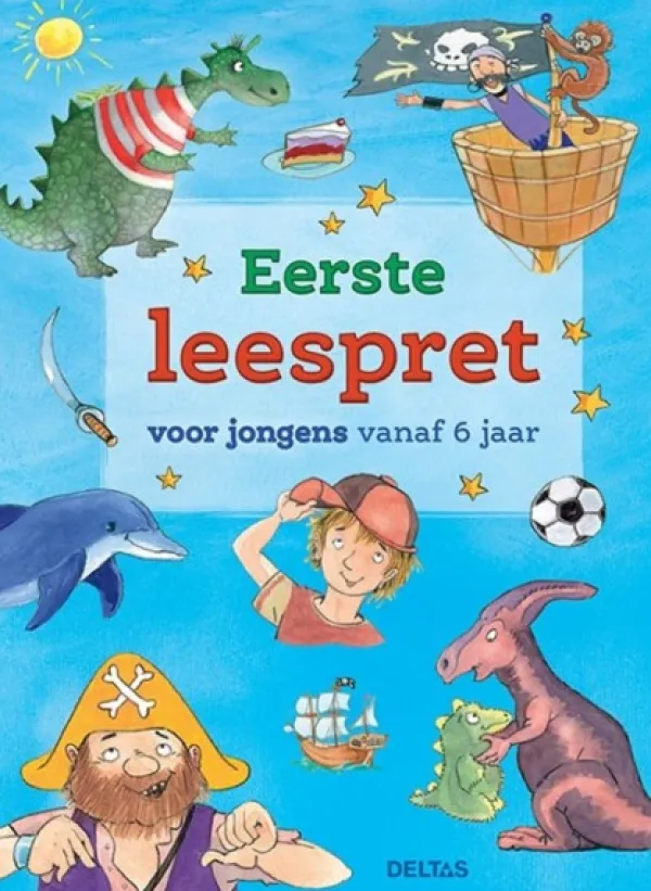 Deltas Boek Eerste Leespret voor Jongens vanaf 6 Jaar Hot