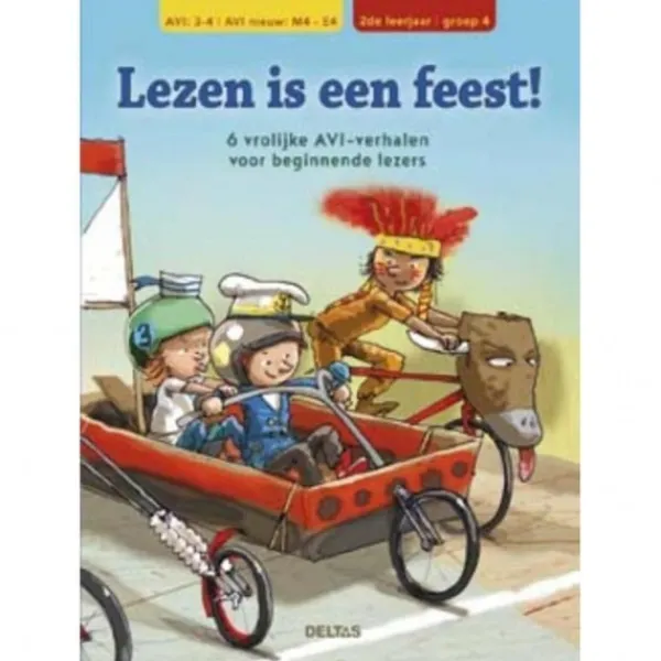 Deltas Boek Lezen Is Een Feest! AVI M4-E4 6 Verhalen Clearance