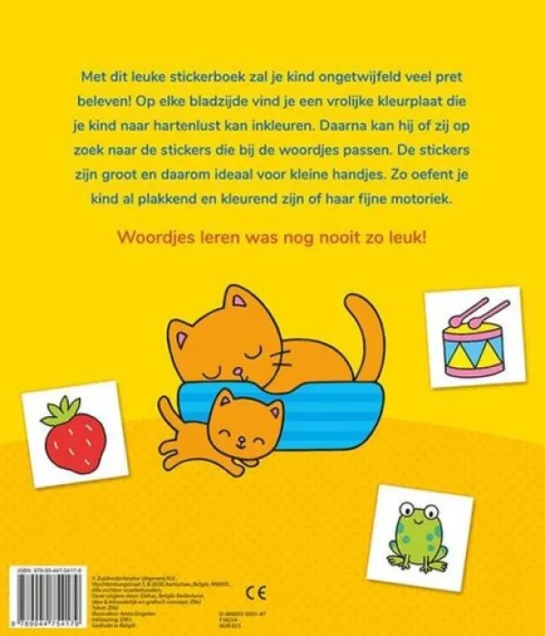 Deltas Boek stickerpret kleine handjes (2-4 jaar) Outlet