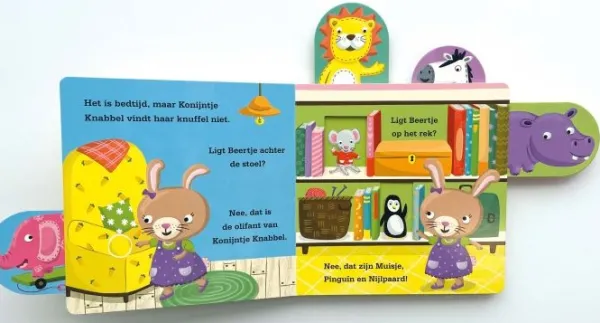 Deltas Boekje Konijntje Knabbel Zoekt Haar Knuffel Fashion