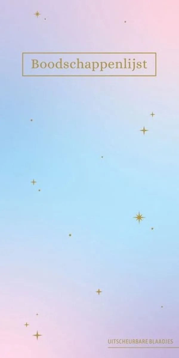 De Grote Speelgoedwinkel Boodschappenlijst - Pastel Galaxy Online