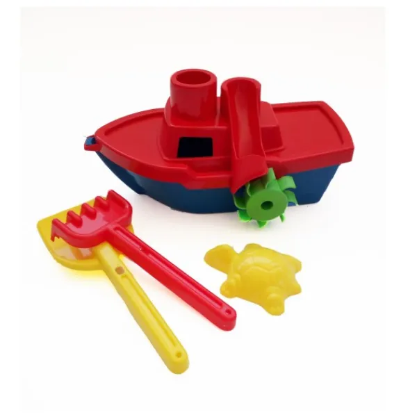 De Grote Speelgoedwinkel Boot 4 Delig plastic New