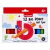 Bruynzeel Big Point Viltstiften 12 Stuks Fashion