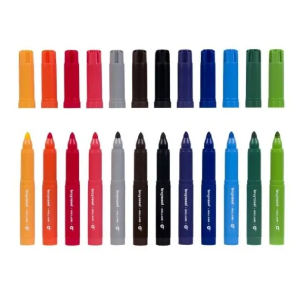 Bruynzeel Big Point Viltstiften 12 Stuks Fashion