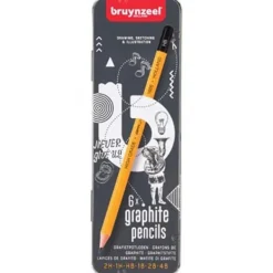 Bruynzeel Grafietpotlood MXZ Blik 6 Stuks Discount