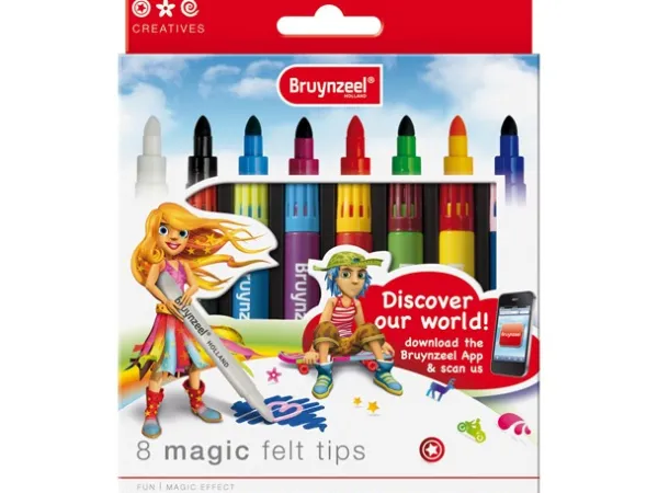 Bruynzeel Magische Viltstiften 8 stuks Discount