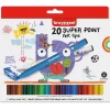 Bruynzeel Super Point Viltstiften 20 Stuks Clearance
