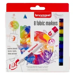 Bruynzeel Textielstiften 8 Stuks Sale