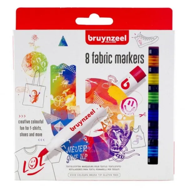 Bruynzeel Textielstiften 8 Stuks Sale