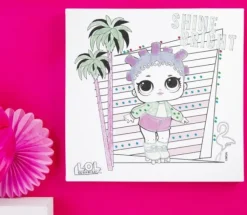 De Grote Speelgoedwinkel Canvas Emoji LOL Suprise! Met Diamant Fashion