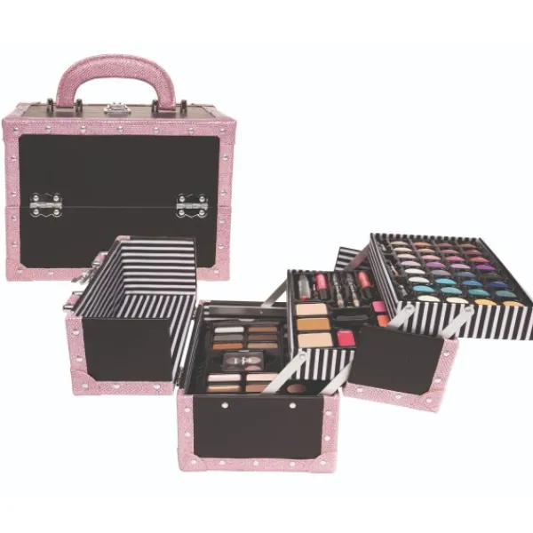De Grote Speelgoedwinkel Casuelle Make-up Koffer 3d Glitter-pink Print New