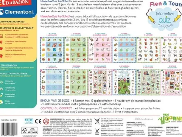 Clementoni Fien En Teun Interactieve Quiz Junior Best