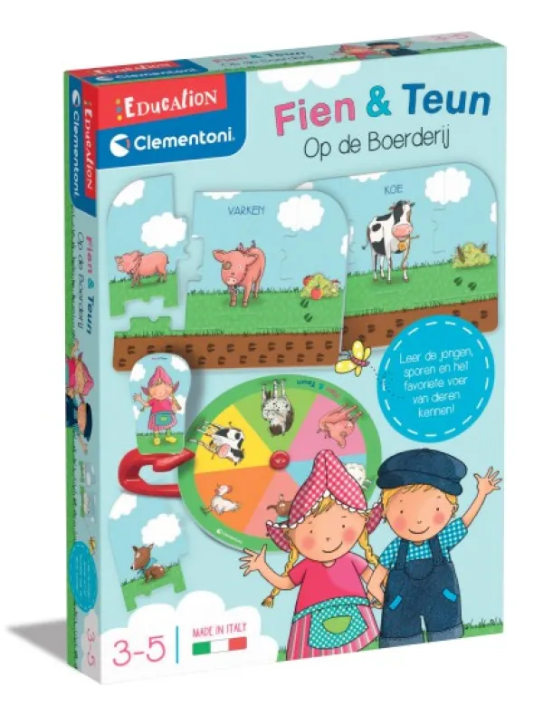 Clementoni Fien En Teun Op De Boerderij Fashion