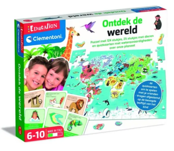 Clementoni Spel Puzzel Ontdek De Wereld Online