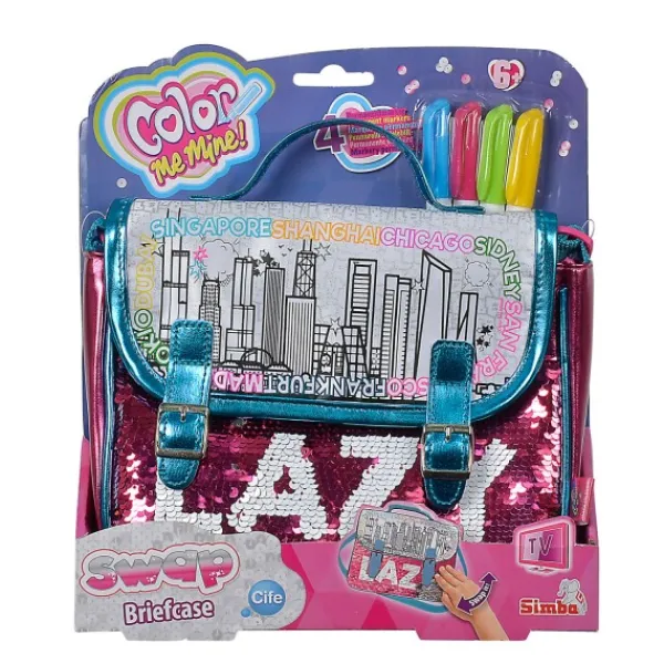 Simba Color Me Mine Swap Briefcase + Markers Clearance
