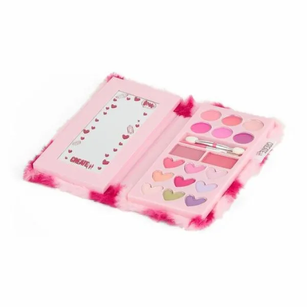 De Grote Speelgoedwinkel Create It! Love Make-up Boekje Fluffy Hartjes Fashion