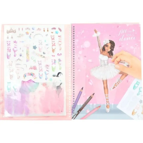Depesche Create Your Topmodel Kleurboek Met Stickers Ballet Clearance